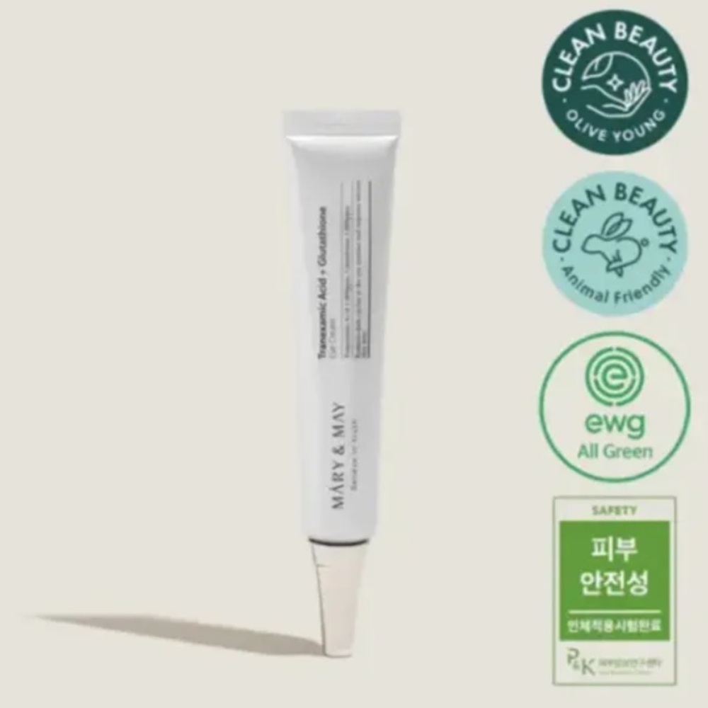 ⚫️ Mary & May Tranexamic Acid+Glutathion Eye Cream Deluxe Travel Size 10 ml